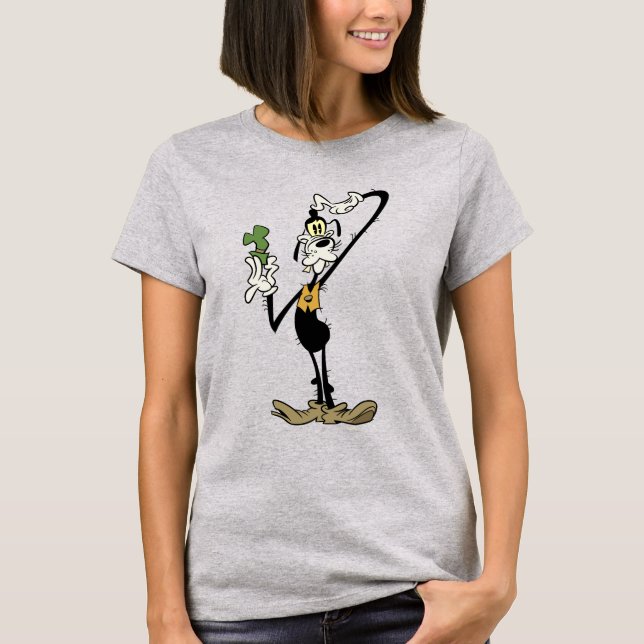 Main Mickey Shorts | Goofy Scratching Head T-Shirt (Front)