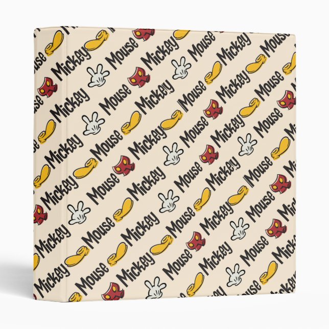 Main Mickey Shorts | Icon Pattern Binder (Front/Spine)