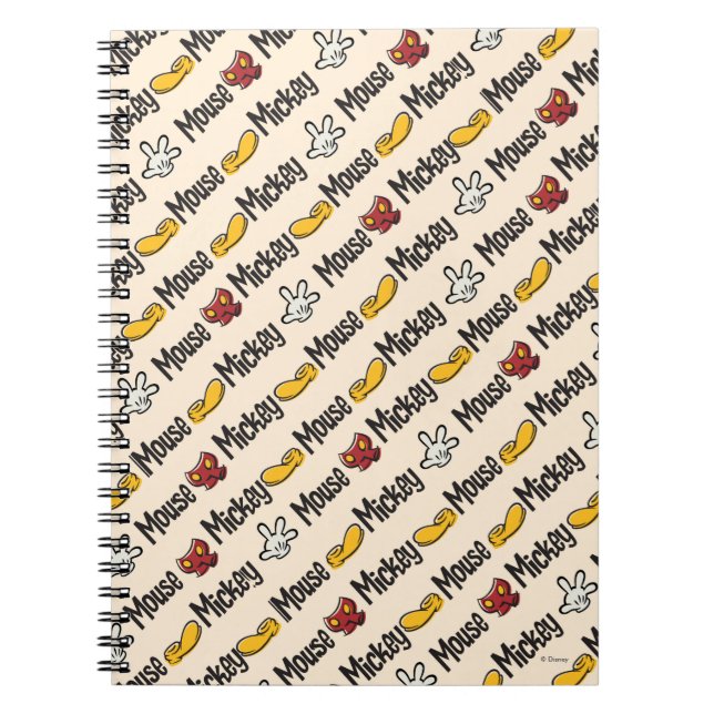 Main Mickey Shorts | Icon Pattern Notebook (Front)