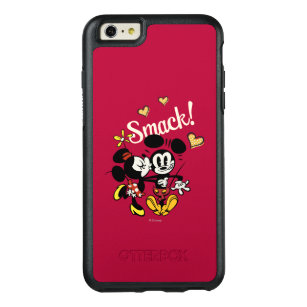 Main Mickey Shorts   Kiss on Cheek OtterBox iPhone 6/6s Plus Case
