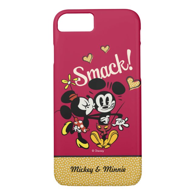 Main Mickey Shorts | Kiss on Cheek | Your Name Case-Mate iPhone Case (Back)
