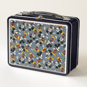 Main Mickey Shorts Mickey Pattern Metal Lunch Box