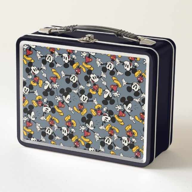 Main Mickey Shorts | Mickey Pattern Metal Lunch Box (Front)
