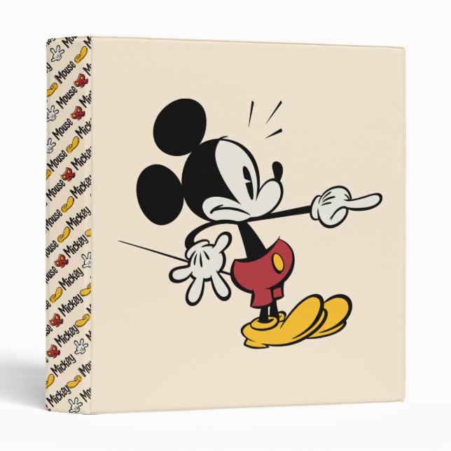 Main Mickey Shorts | Mickey Pointing Out Binder (Front/Spine)