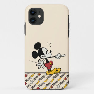 Main Mickey Shorts   Mickey Pointing Out iPhone 11 Case