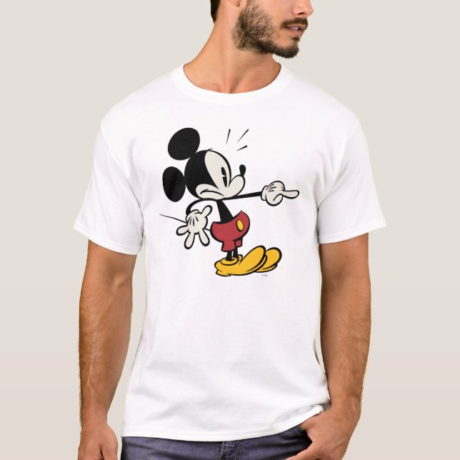 Main Mickey Shorts | Mickey Pointing Out T-Shirt (Front)
