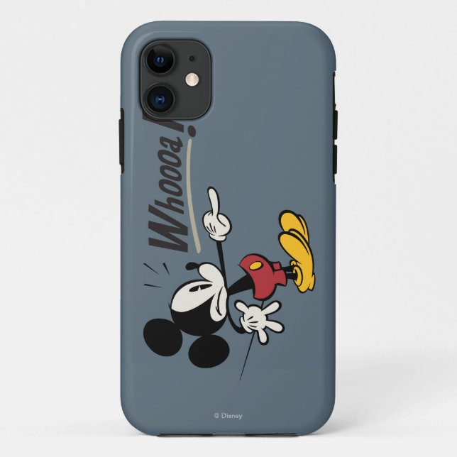 Main Mickey Shorts | Mickey Pointing Whooa Case-Mate iPhone Case (Back)