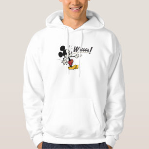 Main Mickey Shorts Mickey Pointing Whooa Hoodie