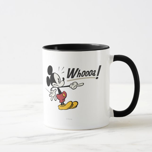 Main Mickey Shorts | Mickey Pointing Whooa Mug (Right)