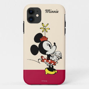 Main Mickey Shorts   Minnie Hand to Face iPhone 11 Case