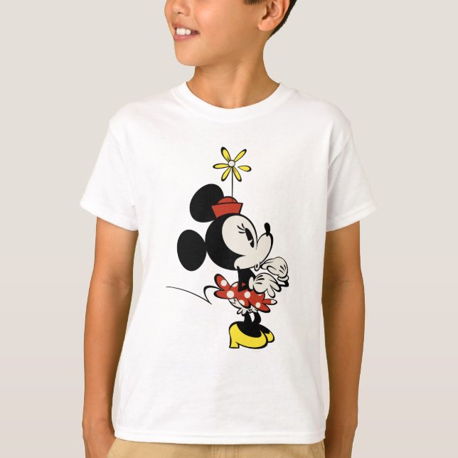 Main Mickey Shorts | Minnie Hand to Face T-Shirt (Front)