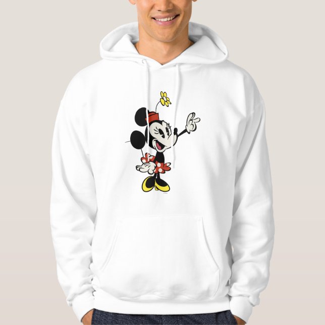 Main Mickey Shorts | Minnie Hand Up Hoodie (Front)