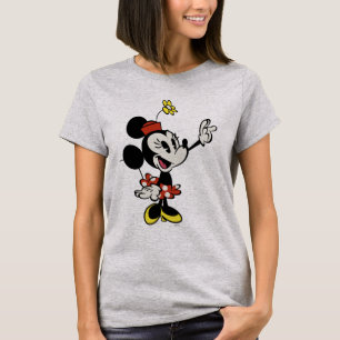 Main Mickey Shorts   Minnie Hand Up T-Shirt