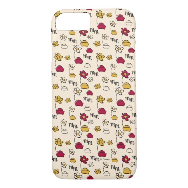 Main Mickey Shorts | Minnie Hats Pattern Case-Mate iPhone Case (Back)