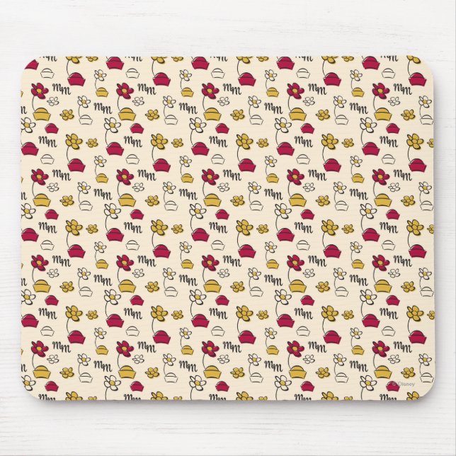 Main Mickey Shorts | Minnie Hats Pattern Mouse Pad (Front)