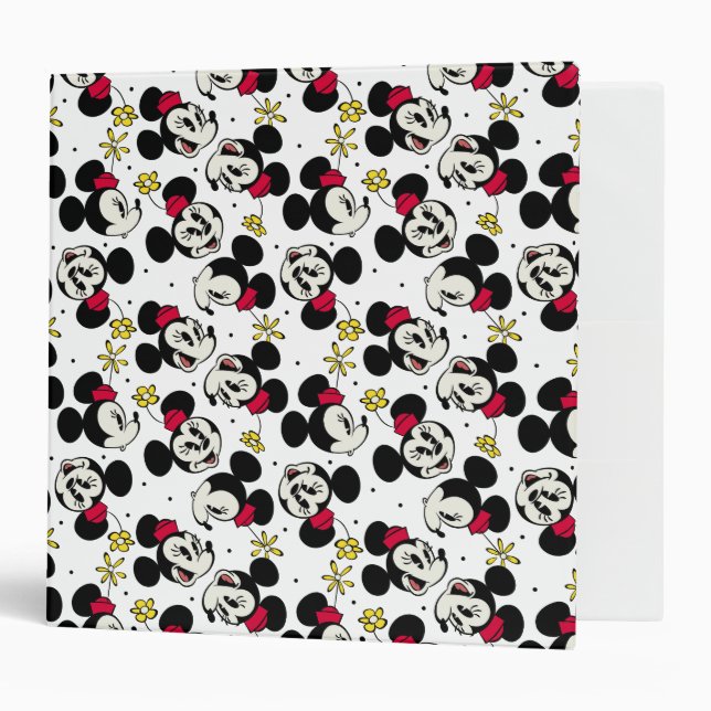 Main Mickey Shorts | Minnie Head Pattern Binder (Front/Inside)