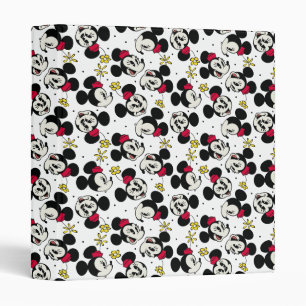 Main Mickey Shorts   Minnie Head Pattern Binder