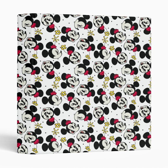 Main Mickey Shorts | Minnie Head Pattern Binder (Front/Spine)