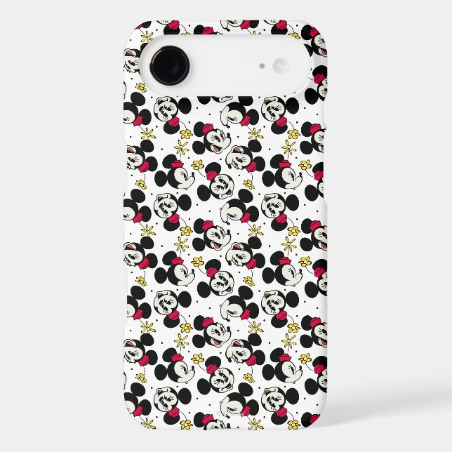 Main Mickey Shorts | Minnie Head Pattern Case-Mate iPhone Case (Back)