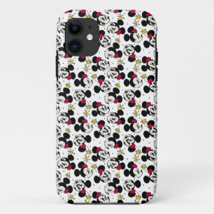 Main Mickey Shorts   Minnie Head Pattern iPhone 11 Case
