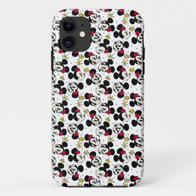 Main Mickey Shorts | Minnie Head Pattern Case-Mate iPhone Case (Back)