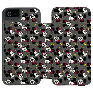 Main Mickey Shorts   Minnie Head Pattern Incipio Watson™ iPhone 5 Wallet Case