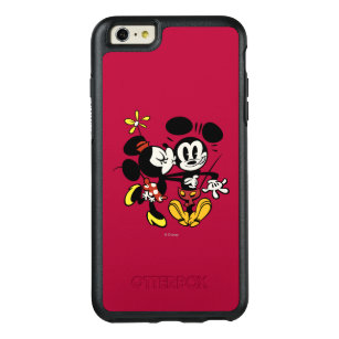 Main Mickey Shorts   Minnie Kissing Mickey OtterBox iPhone 6/6s Plus Case