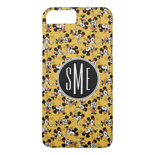 Main Mickey Shorts | Minnie Mouse Monogram Case-Mate iPhone Case (Back)