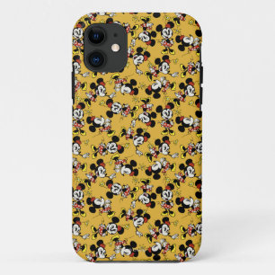 Main Mickey Shorts   Minnie Mouse Orange Pattern iPhone 11 Case