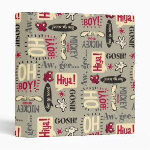 Main Mickey Shorts   Phrase Icon Pattern Binder
