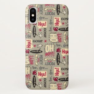 Main Mickey Shorts   Phrase Icon Pattern Case-Mate iPhone Case