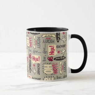 Main Mickey Shorts   Phrase Icon Pattern Mug