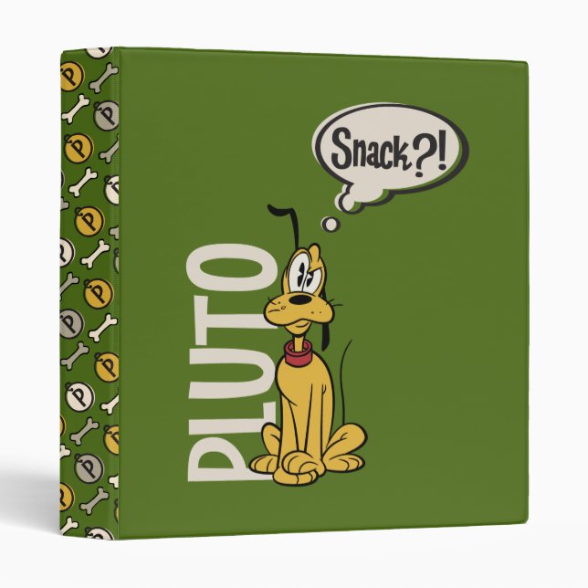 Main Mickey Shorts | Pluto Snack Binder (Front/Spine)