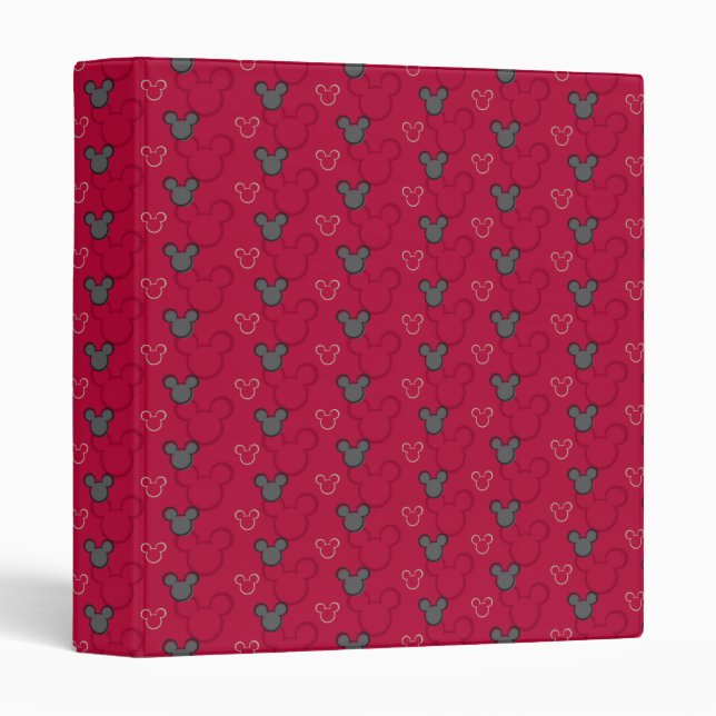 Main Mickey Shorts | Red Icon Pattern Binder (Front/Spine)