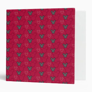 Main Mickey Shorts   Red Icon Pattern Binder
