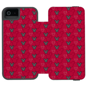 Main Mickey Shorts   Red Icon Pattern Incipio Watson™ iPhone 5 Wallet Case