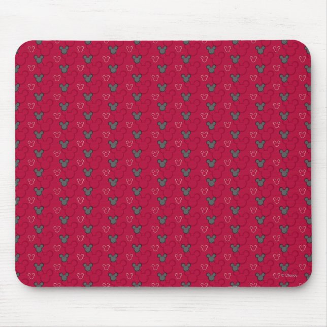 Main Mickey Shorts | Red Icon Pattern Mouse Pad (Front)