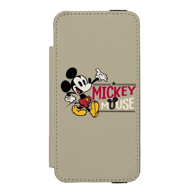 Main Mickey Shorts | Strutting Incipio iPhone Wallet Case (Folio Front)