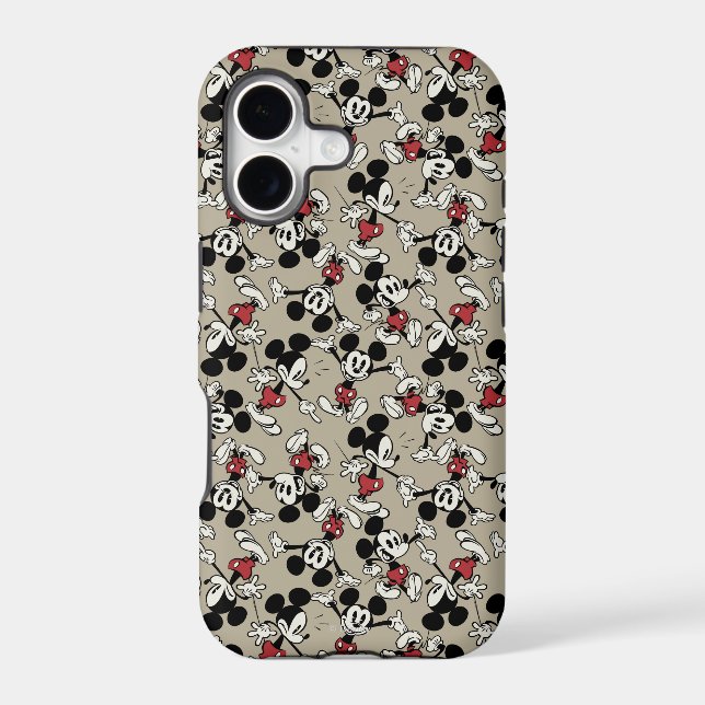 Main Mickey Shorts | Tan Icon Pattern (Back)