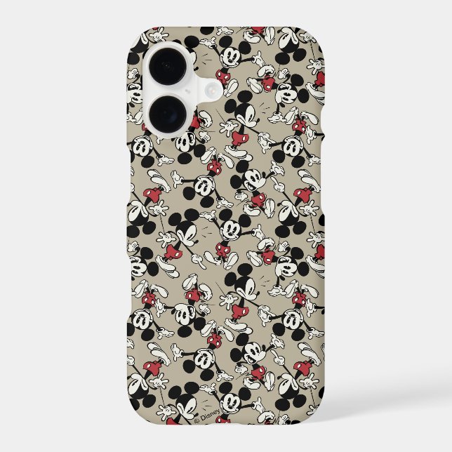 Main Mickey Shorts | Tan Icon Pattern (Back)