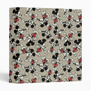 Main Mickey Shorts   Tan Icon Pattern Binder