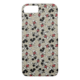 Main Mickey Shorts   Tan Icon Pattern iPhone 8/7 Case