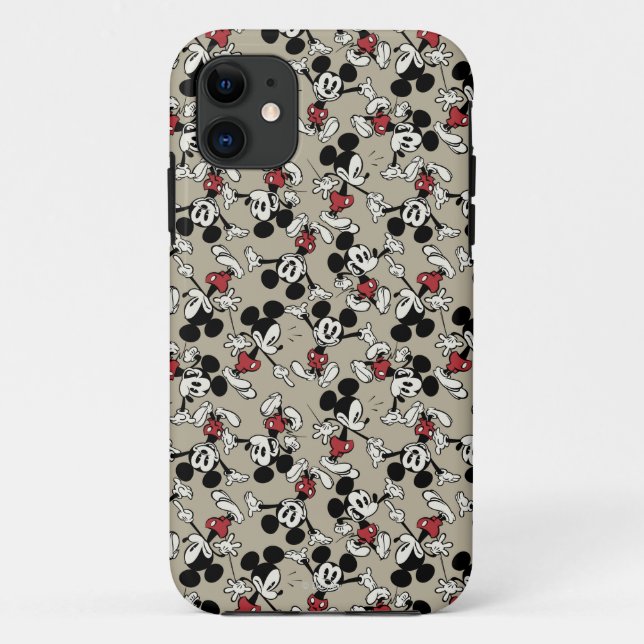 Main Mickey Shorts | Tan Icon Pattern Case-Mate iPhone Case (Back)
