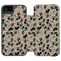 Main Mickey Shorts | Tan Icon Pattern