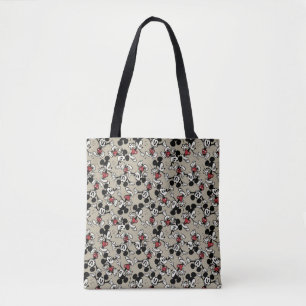 Main Mickey Shorts   Tan Icon Pattern Tote Bag