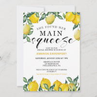 Main serrer la douche nuptiale invitation avec cit