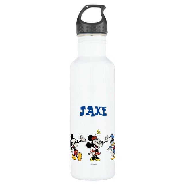 Main Shorts | Mickey & Friends 710 Ml Water Bottle (Front)