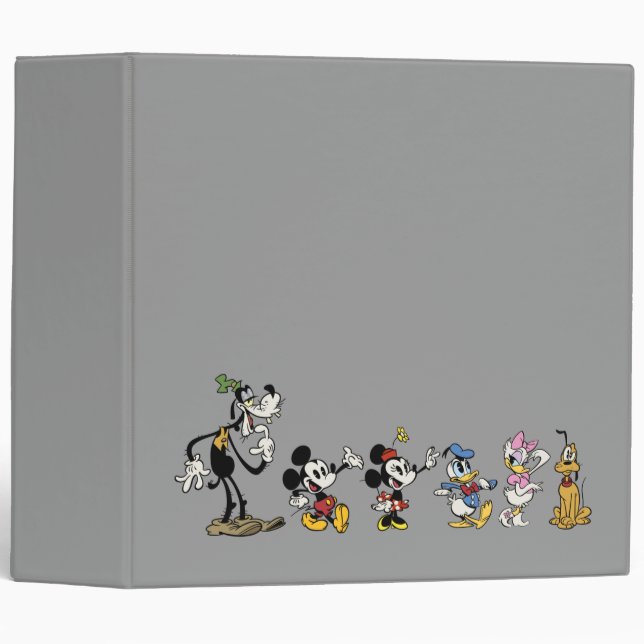 Main Shorts | Mickey & Friends Binder (Front/Spine)