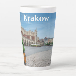 Main square in Krakow old town, Poland Latte Mug