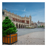Main square in Krakow old town, Poland